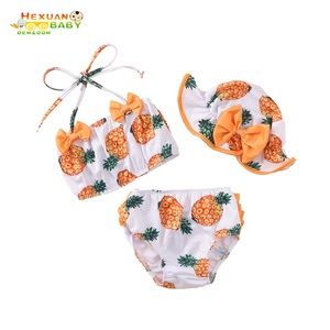 3 Piece Pineapple Swimsuit